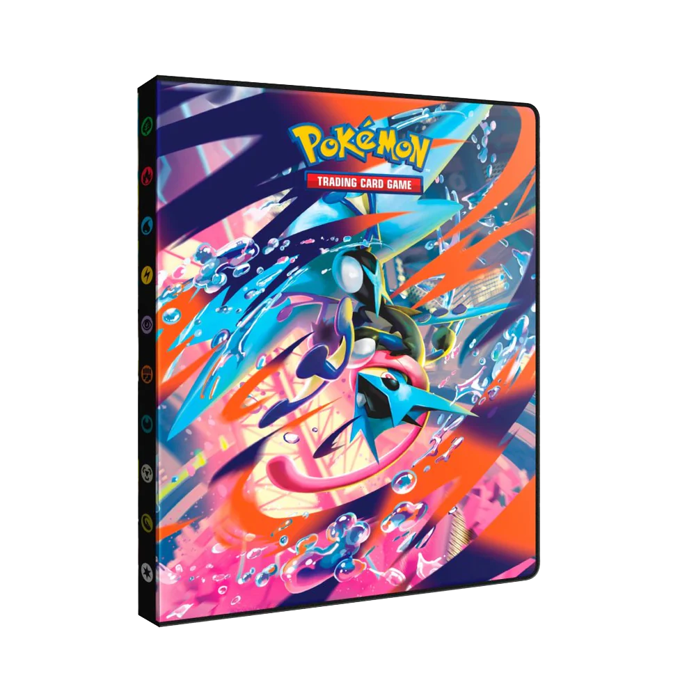 Pokémon Ultra PRO 9-Pocket Portfolio with vibrant artwork, holds 252 trading cards, new in sealed packaging